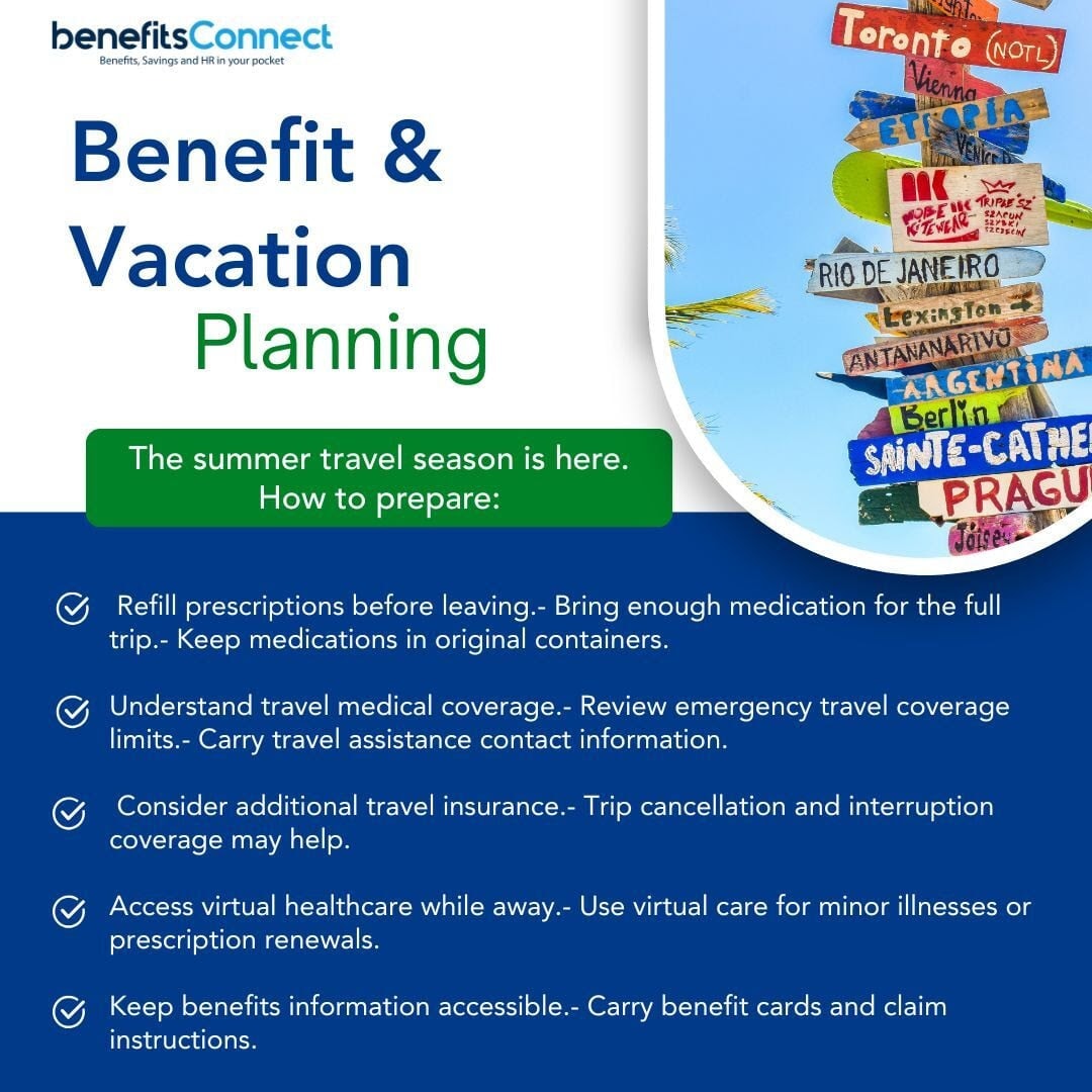 Benefit and Vacation planning - benefitsconnect