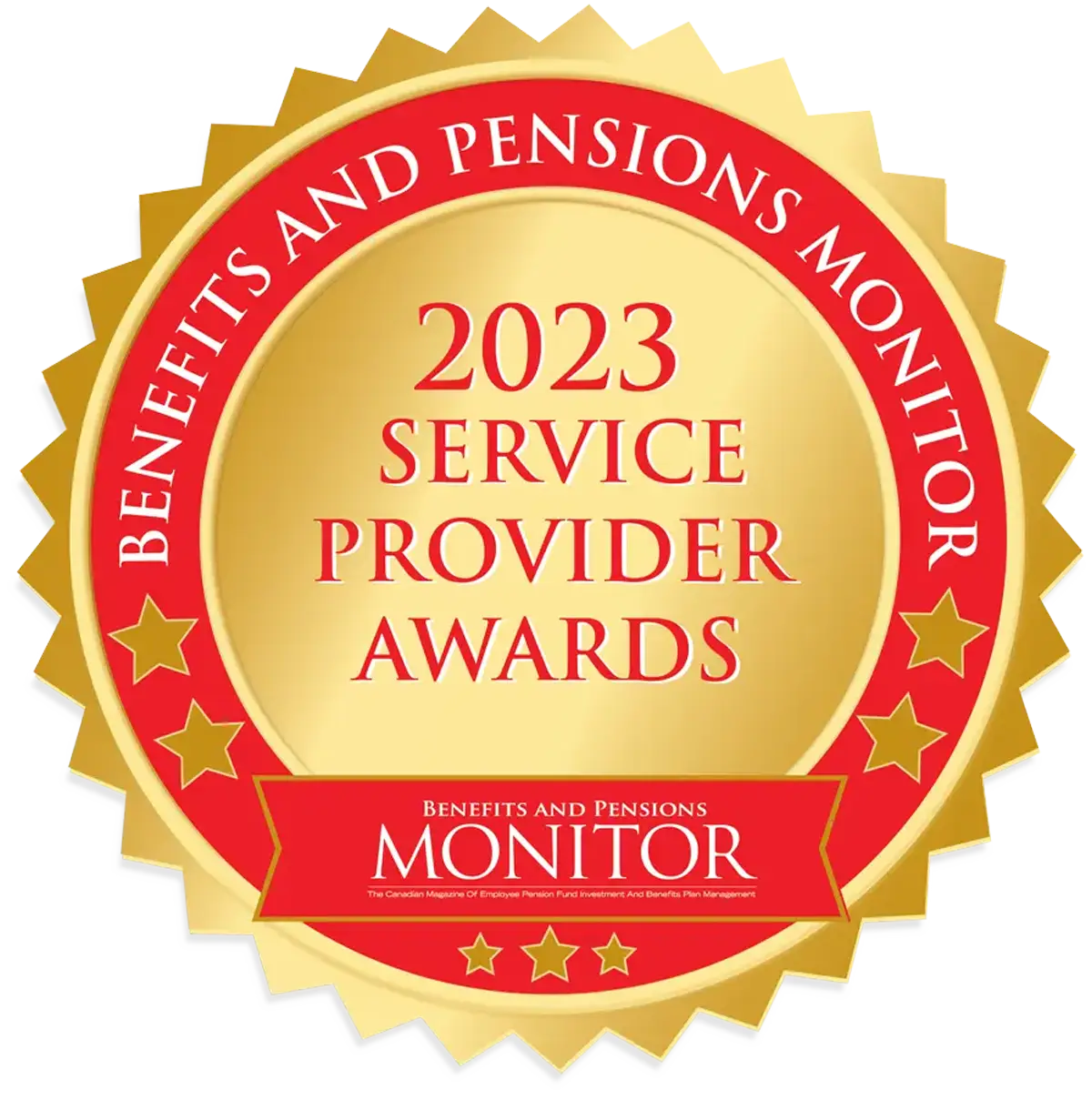 Benefits and Pensions Monitor 2023 Service Provider Award